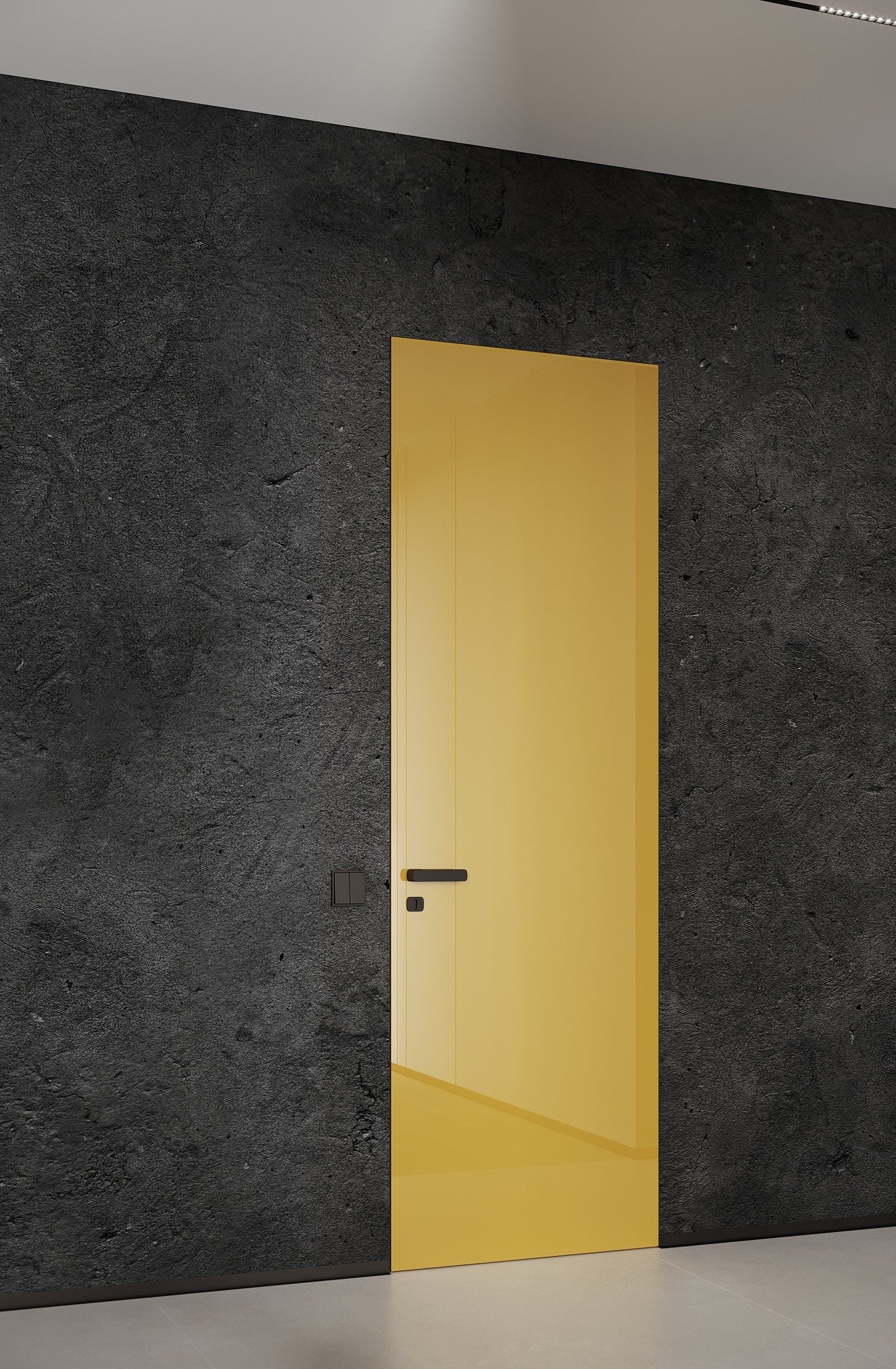 Aura - drzwi szklane w kolorze