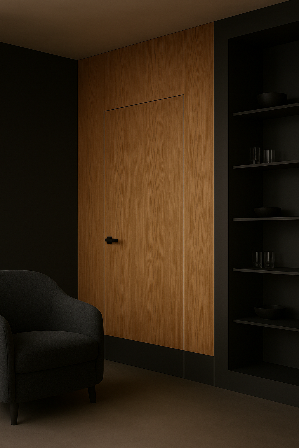 Bosco – drzwi fornirowane naturalnym drewnem